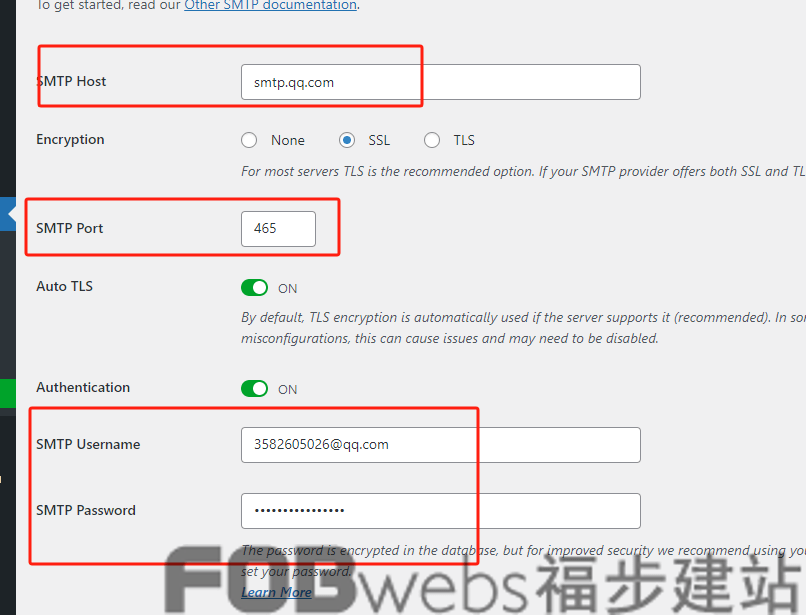 Wordpress 询盘/留言邮件通知，设置SMTP发件箱